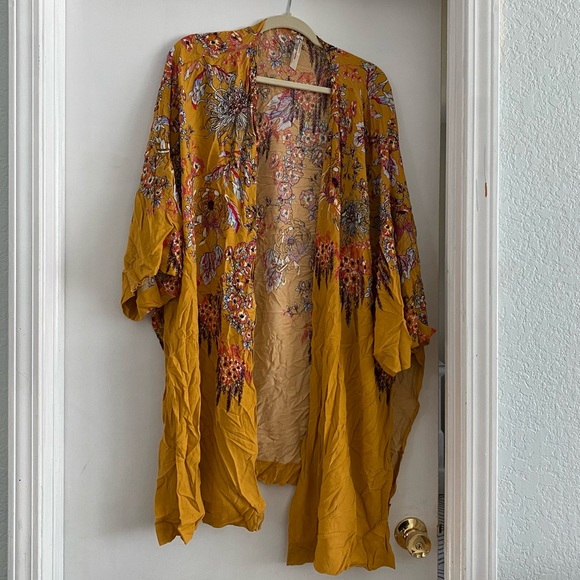 Free People Floral Printed Kimono - Picture 3 of 5